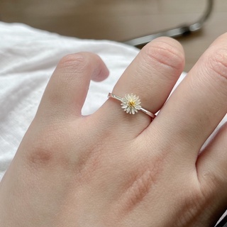 แหวนคู่ แหวน A.piece แหวนเงินแท้ [all silver 925] Daisy Ring แหวนเดซี่ (118)