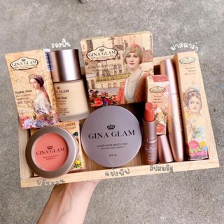 เซตแต่งหน้า GINA GLAM (จีน่า แกลม) ได้ 5 ชิ้น ราคาประหยัดกว่า ซื้อแยก แท้ 100 %