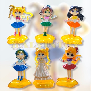 Action Figure Sailor Moon Collection - เซเลอร์มูน สึคิโนะ อุซางิ ฮิโนะ เร ไอโนะ มินาโกะ มิซุโนะ อามิ คิโนะ มาโกโตะ