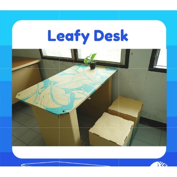 leafy-desk-โต๊ะทำงาน-diy-รักษ์โลก-amp-leafy-folded-stool-เก้าอี้สตูล-diy-รักษ์โลก-combo-set-a