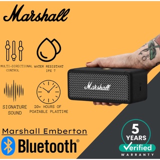 ✨กทม.พร้อมส่ง✨ ลำโพงพกพา Marshall Emberton - มี 4 สี | ลำโพง Bluetooth ไร้สาย