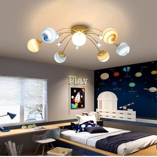 โคมไฟเพดานดาวเคราะห์ ห้องนอน โคมไฟระย้า ห้องนั่งเล่น โคมระย้า บาร์ โคมไฟเพดานห้องนอน