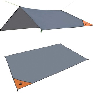 GeerTop แผ่นปูพื้น ผ้าใบบังแดด ฟลายชีท Ground sheet / Fly sheet  Ultralight PU3,000 มม.,2.60x2.10 ม.