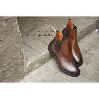 901 Arcobareno Chelsea Boots Panited Patina