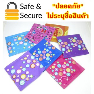 สินค้า ถุงยาง condom แฟนซี (แยกชิ้น) ขนาด 49  52  54 mm / ถุงยางอนามัย
