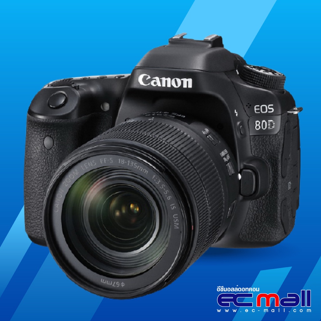 Canon Camera EOS 80D kit 18-135 is usm (ประกัน EC-Mall) | Shopee Thailand