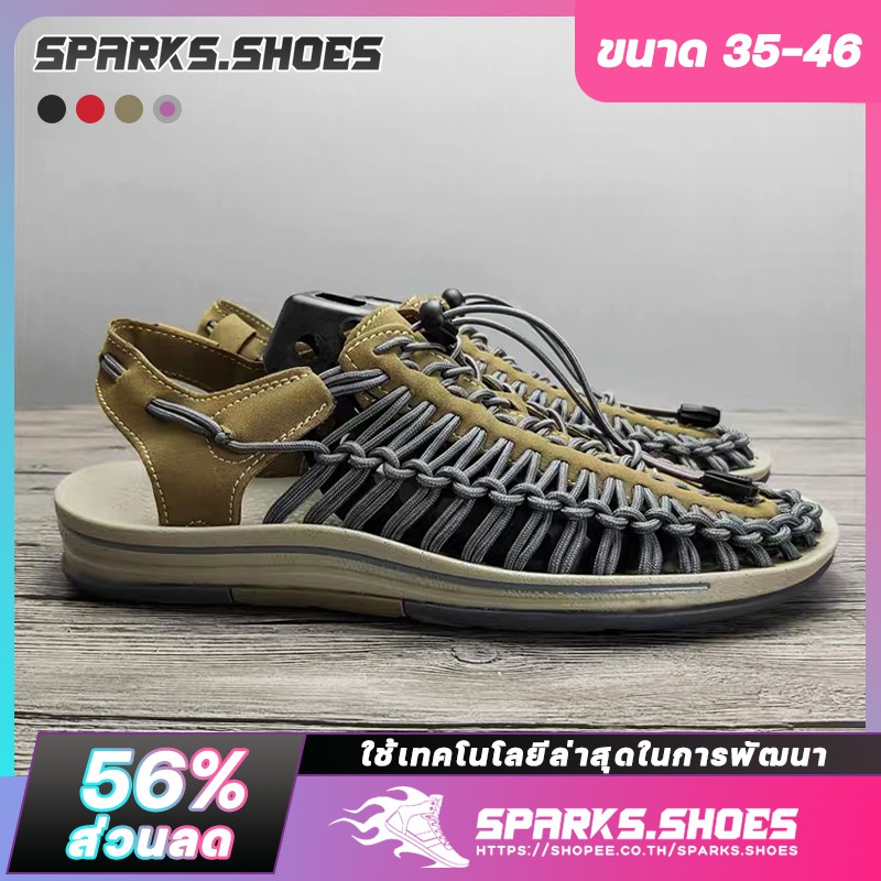 ภาพหน้าปกสินค้าSparks Shoes แตะ รัด ส้น สไตล์ Sandal ชาย หญิง สีต่างๆรองเท้าใหญ่ รองเท้าแตะรองเท้าแตะ