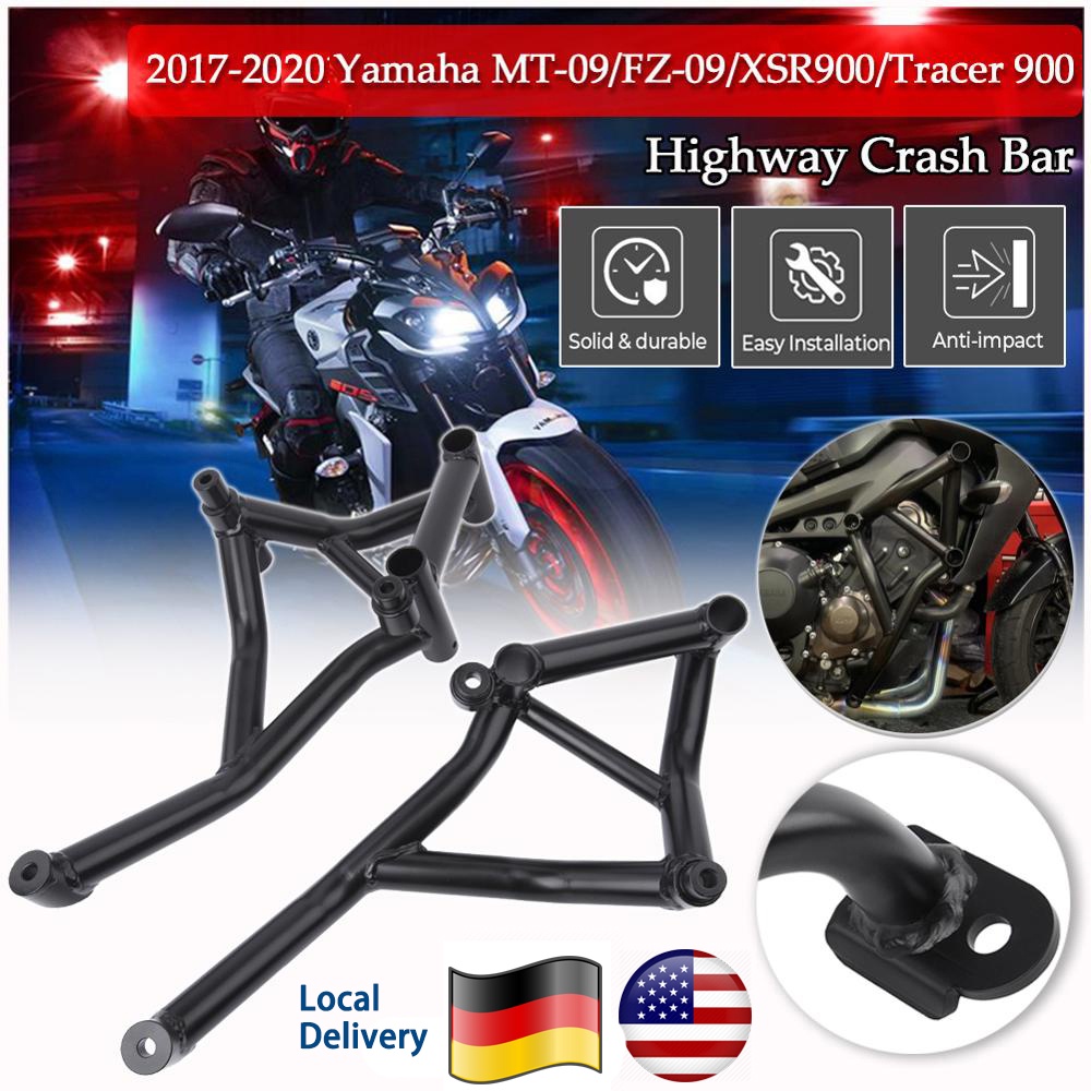 Stunt Cage Frame Slider Engine Guard Crash Bar Bumper for Yamaha MT09