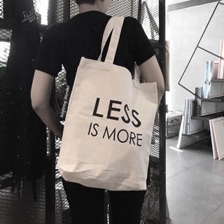 กระเป๋าผ้า Less is more