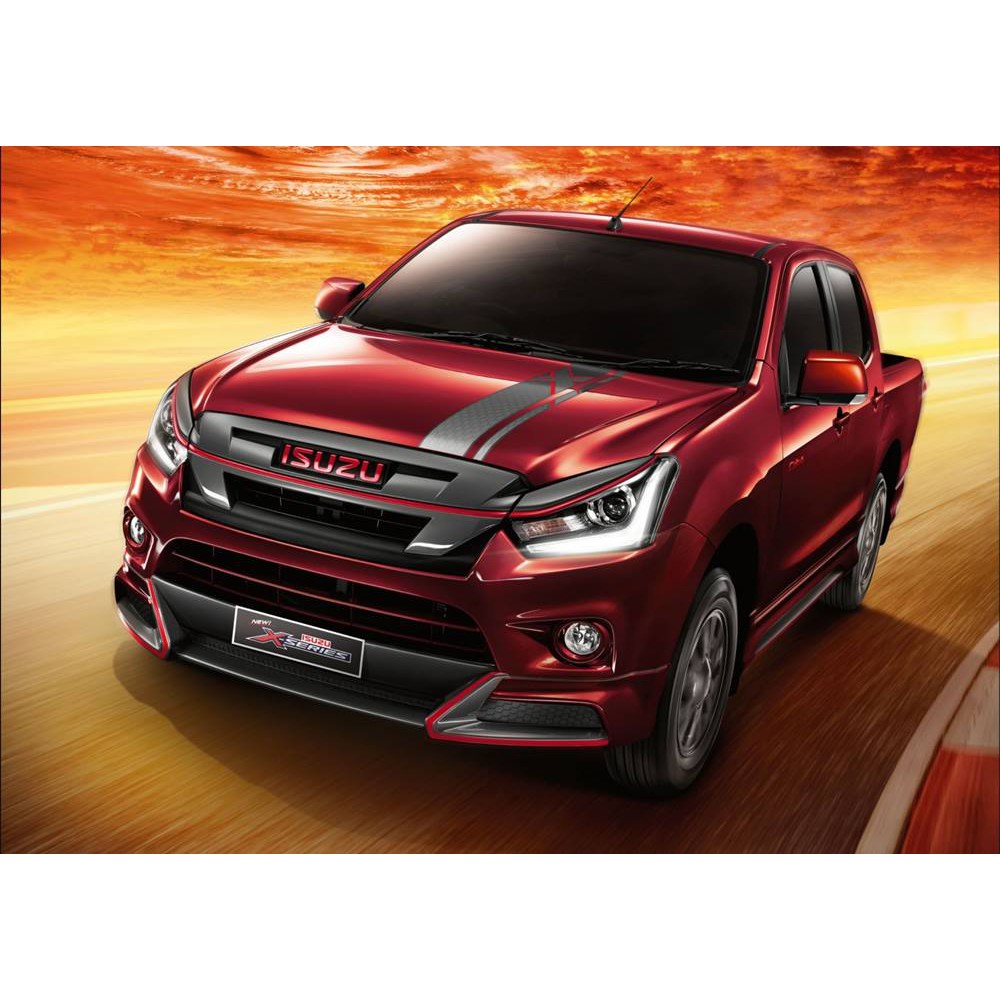 สติ๊กเกอร์-all-new-isuzu-super-titanium-x-series-xseries-ฝาท้าย-กระบะ-ตรงรุ่น-เรซิน-ปิคอัพ-แท้