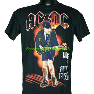 เสื้อยืดผ้าฝ้ายพรีเมี่ยมเสื้อวง Ac/Dc เสื้อยืดแฟชั่นวงดนตรี เสื้อวินเทจ acdc เอซี/ดีซี ADC1264