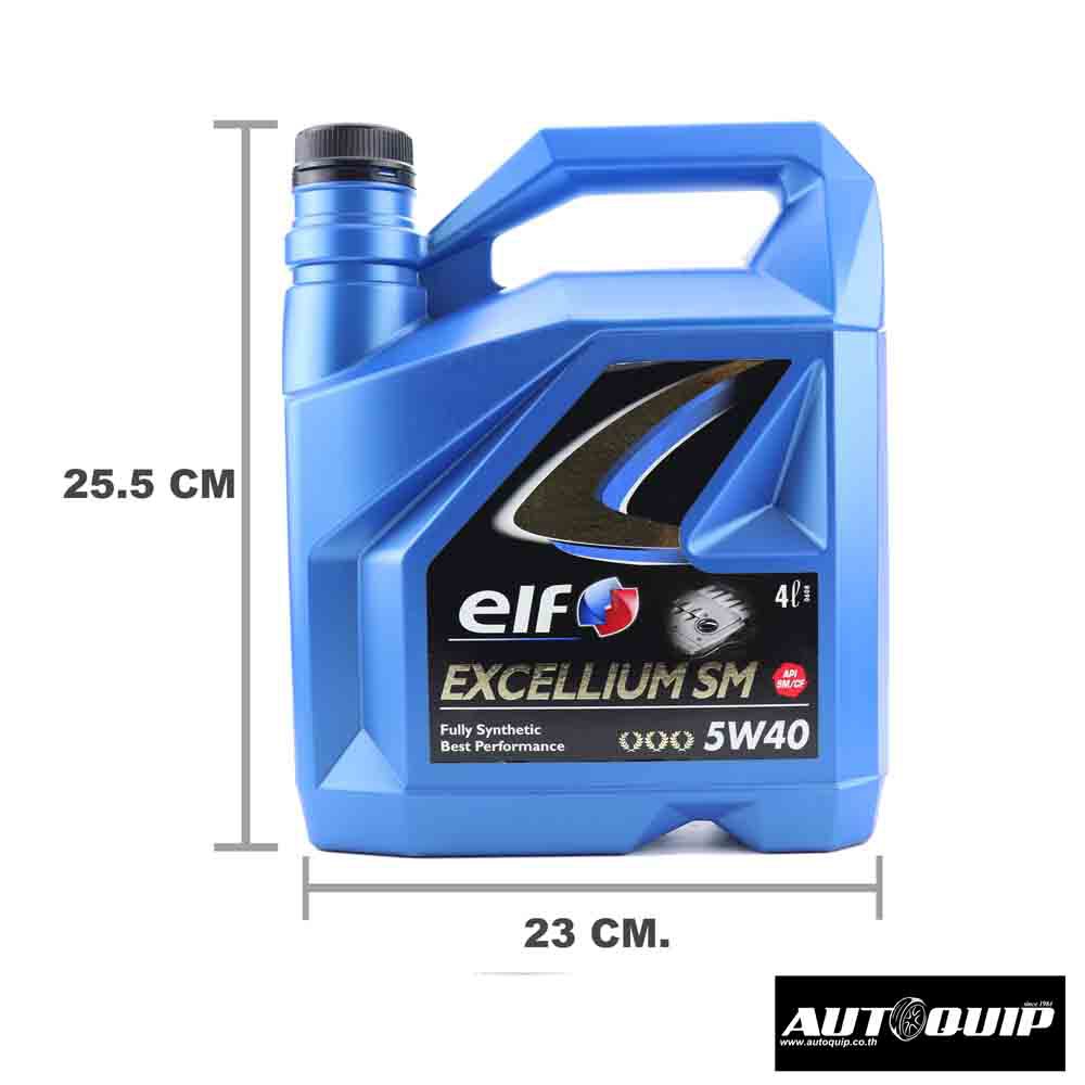 elf-excellium-sm-5w40-4-l-สำหรับรถยนต์เบนซิน-สินค้าเกรด-b-ฉลากไม่สมบูรณ์