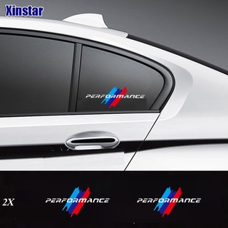 《READY STOCK》2pcs M Power Performance Car Windows Sticker For BMW E36 E39 E46 E60 E61 E64 E70 E71 E85 E87 E90 E83 F10 F20 F21 F30 E80 M3 M5