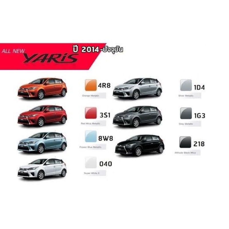 สปอยเลอร์ยาริส-yaris2014-2015-2016