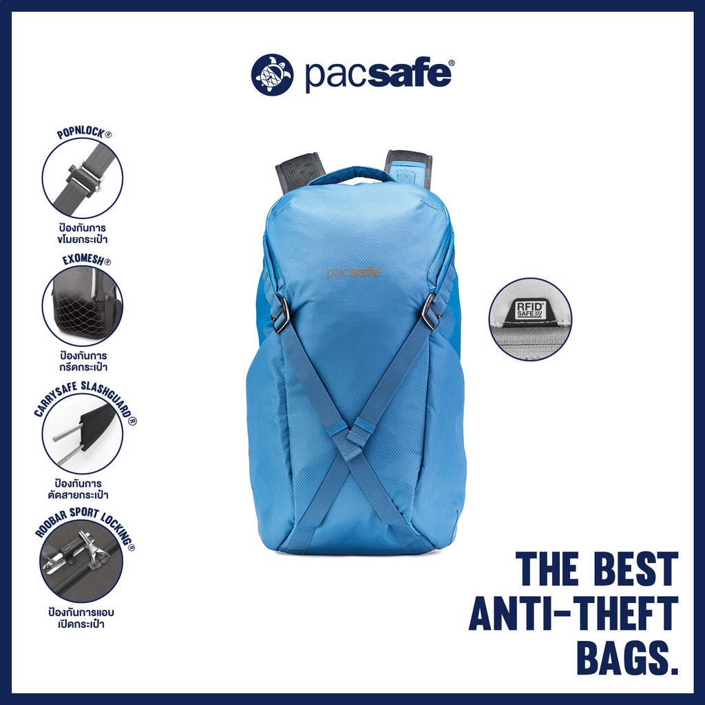 Pacsafe VENTURESAFE X 24L BACKPACK ANTI THEFT Shopee Thailand