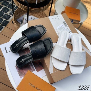 L337 รองเท้าแตะสวมเสริมส้น เก็บหน้าเท้า ให้ดูเรียวได้ทันที