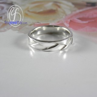 Finejewelthai แหวนเงิน-เงินแท้-แหวนเกลี้ยง-แหวนหมั้น-แหวนแต่งงาน/ Silver-Ring-Wedding - R127800
