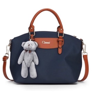 ส่งฟรี เคอรี่!! Big sale!! Shell bag style with cute bear