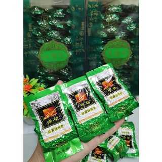 ชาเตี๋ยกวนยิน，tie guan yin，กล่องละ 42 ซอง กล่องใหญ่ครึ่งกิโลกล่องสีเขียว （铁观音盒装青）ควบคุมน้ำตาลในเลือด เสริมความจำ ลดความด