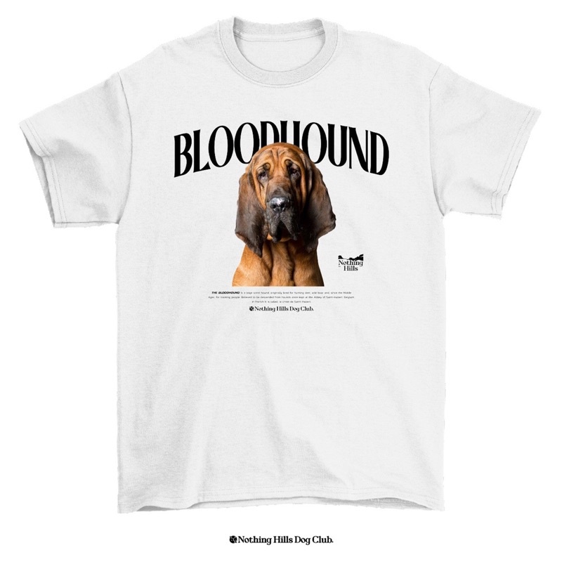 เสื้อยืดลาย-bloodhound-บลัดฮาวด์-classic-cotton-unisex-by-nothing-hills-ใหม่