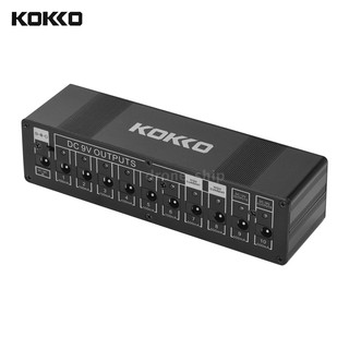 d &amp; s kokko กีตาร์เอฟเฟคขนาดกะทัดรัด 10 isolated dc outputs 9v/12v/18v