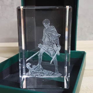 Attack on Titan Levi Crystal 3D Object