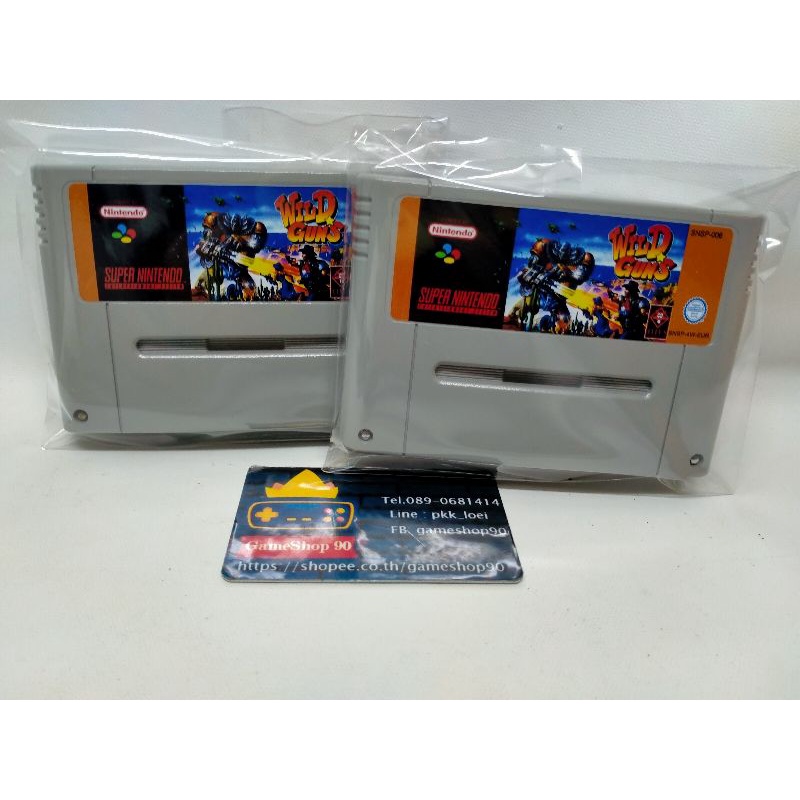 ตลับเกม SFC Wild Gun เกม 2 คนตลุยด่านล่าค่าหัว ตายได้ไม่จำกัด | Shopee ...