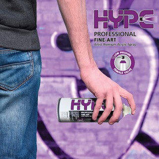 HYPE SPRAY Artist Premium Acrylic Spray 400ml เฉดสีมีให้เลือก 2 Set (Set1)