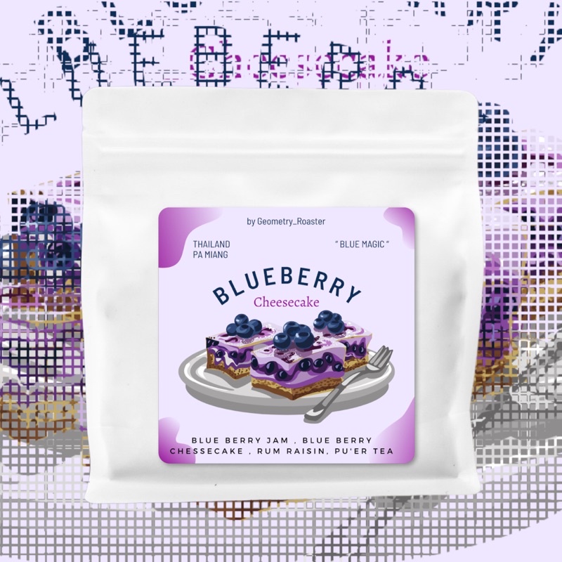 เมล็ดกาแฟป่าเมี่ยง Blue Magic 🫐blueberry | Shopee Thailand