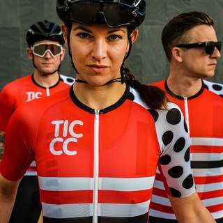 Unisex Cycling Jersey Red Women Quick Dry Road Bike Riding Shirt Men Outdoor Bicycle Cycling Top