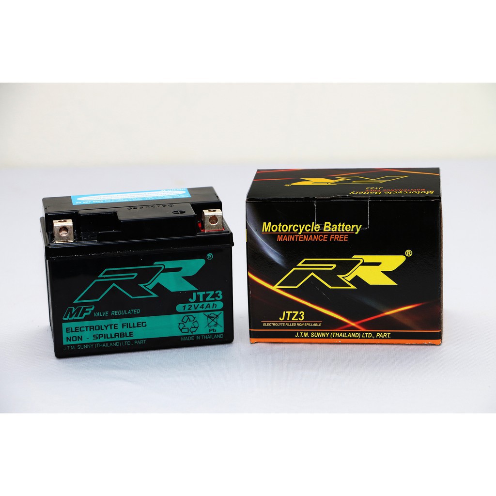 แบตเตอร์รี่-honda-wave-sonic-สตาร์ทเท้า-ยี่ห้อ-rr-jtz3