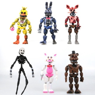 ภาพขนาดย่อของภาพหน้าปกสินค้าตุ๊กตาฟิกเกอร์ Five Nights At Freddy's Fnaf Foxy Bonnie Bear ของเล่นสําหรับเด็ก 6 ชิ้น จากร้าน kitoo.th บน Shopee