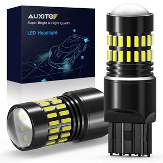 Auxito หลอดไฟเลี้ยว LED T20 7443 7440 W21/5W สําหรับรถยนต์ 2 ชิ้น