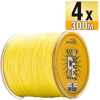 Tali pancing สาย biteme 4X 300เมตร PE สายการประมงถัก4เส้น10-120LB multifilament สายการประมง PE สายปลาสาย