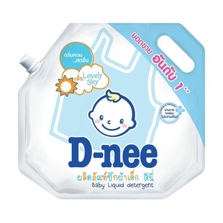 Hygiene products BABY LIQUID DETERGENT REFILL D-NEE 1800ML BLUE Mother and child products Home use ผลิตภัณฑ์เพื่อสุขอนาม