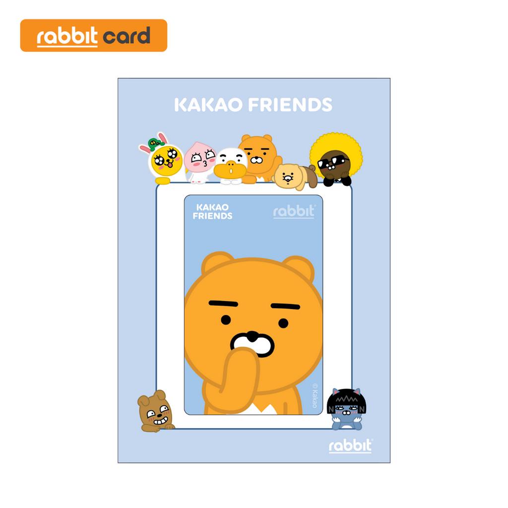 ภาพหน้าปกสินค้าRabbit Card บัตรแรบบิท KAKAO FRIENDS สำหรับบุคคลทั่วไป (RYAN) จากร้าน rabbitcard_official บน Shopee