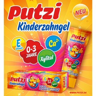 ยาสีฟันสำหรับเด็ก0-3ขวบ Putzi kinderzahngel 50ml