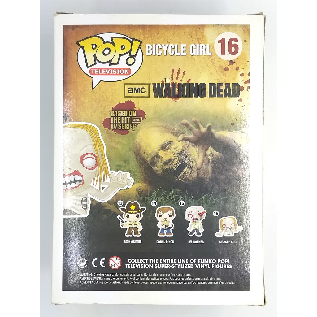 funko-pop-walking-dead-bicycle-girl-16-กล่องมีตำหนินิดหน่อย