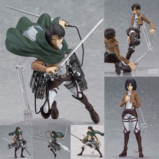 ภาพหน้าปกสินค้าผ่าพิภพไททัน 15cm Action Figure Figma 213 203 207 ฟิกม่า Model ฟิกเกอร์ โมเดล Attack on Titan Eren Yeager เอเลน ของเล่น ของสะสม ข ที่เกี่ยวข้อง