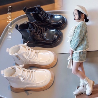 รองเท้าบูทสั้นเด็ก  2023 ในฤดูใบไม้ร่วงและฤดูหนาว แฟชั่นเด็กรองเท้าสไตล์เกาหลี สวยดูแพง (งานจริงมาก)