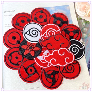 ♥ แผ่นแพทช์โลโก้นารูโตะ Uchiha Sharingan ♥ แผ่นแพทช์รีดติดเสื้อ ลายการ์ตูนอนิเมะ DIY จํานวน 1 ชิ้น