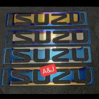 แผ่นครอบโลโก้.isuzu.ไทเท.มี4ลาย.ให้เลือก.งานไดร์.สวยๆ.