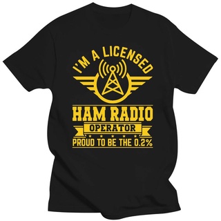 ขายดี!เสื้อยืดลําลอง สําหรับผู้ชาย ผู้หญิง แขนสั้น คอกลม พิมพ์ลาย Ham Radio OperatorS-5XL
