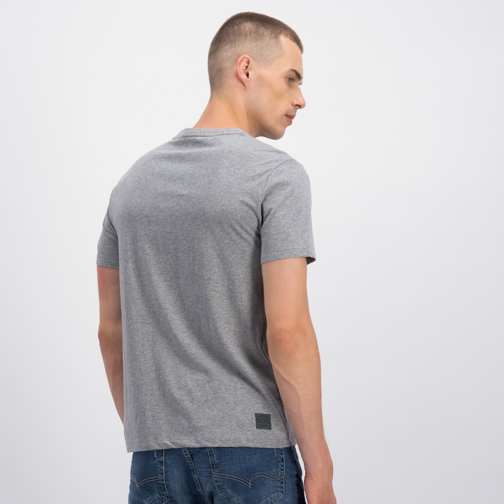 เสื้อยืดใหม่-2022davie-jones-เสื้อยืดพิมพ์ลายโลโก้-สีเทา-logo-print-t-shirt-in-grey-lg0008tdl-xl-xxl-3xl