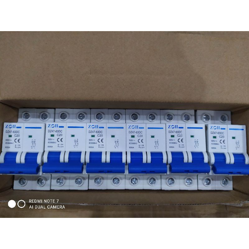 DC Circuit Breaker เบรกเกอร์ไฟ DC ขนาด 10A,20A,32A,63A (จัดส่งทันที ...