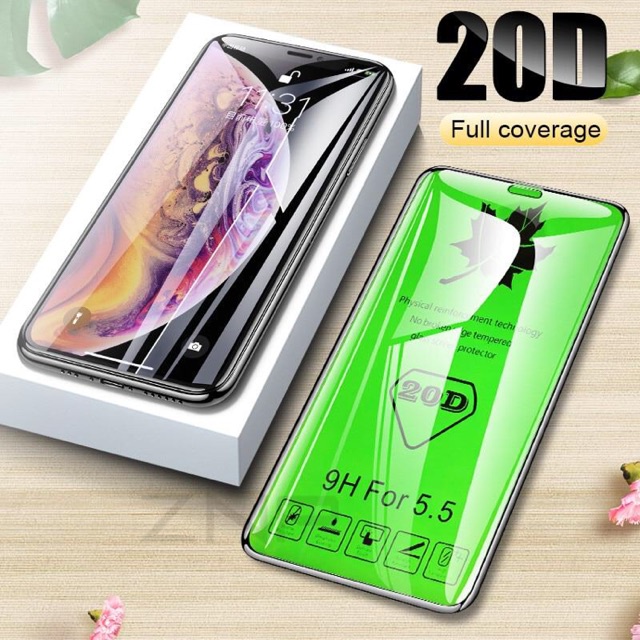 ราคาและรีวิวXiaomi Redmi 9 9C 9A Note 9 Pro Max Note 9S 10X 4G Tempered Glass film Full Cover Phone Screen Protector 20D