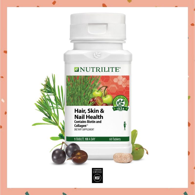 นำเข้าจากอเมริกา-nutrilite-shn-hair-skin-amp-nail-health-usa-บำรุงผิว-เล็บ-ผม-60แคปซูล-exp-07-24