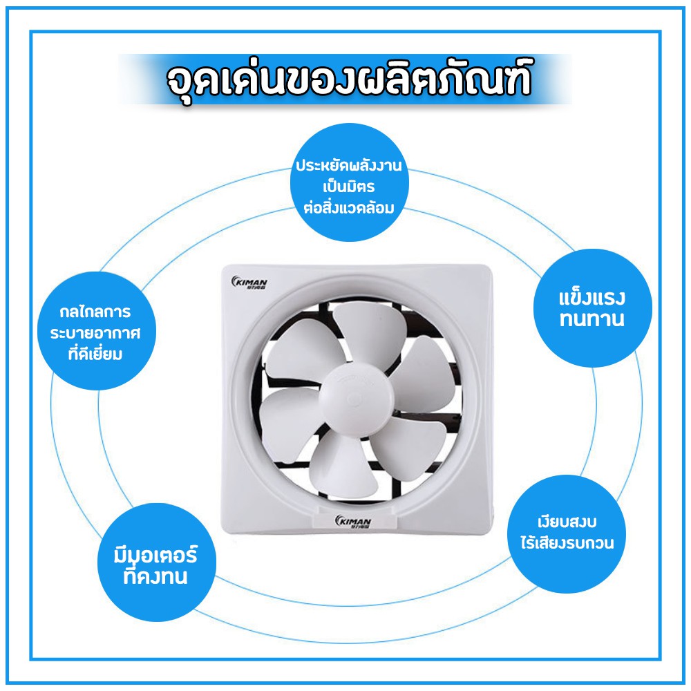 พัดลมดูดอากาศ-พัดลมระบายอากาศ-พัดลมระบายอากาศติดผนัง-พัดลมระบายอากาศแบบดูดอากาศออก-ติดตั้งง่าย