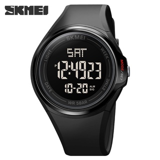 Skmei นาฬิกาข้อมือดิจิทัล อเนกประสงค์ กันน้ํา หน้าจอ LED สไตล์ทหาร แฟชั่นสําหรับผู้ชาย