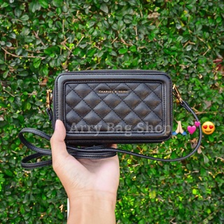 Charles &amp; Keith Quilted Long Wallet